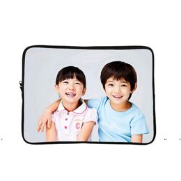 new 15 Inch Sublimation Blank Computer Sorage Bag Personalised Outdoor PortableHeat Transferr Nnotebook Protective Cover EWA5989