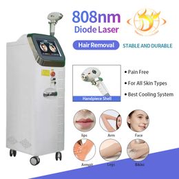 Professional 800W Diode Laser Freezing Point Wavelength 808 Hair Removal Beauty Machine for Spa