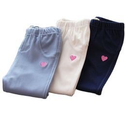 girls leggings trounsers jeans children's stretch pencil pants Girls spring and autumn P4393 210622