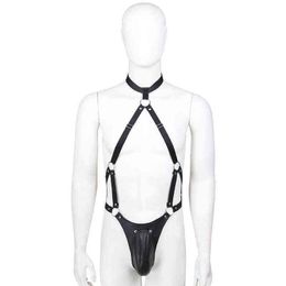 NXY SM Sex Adult Toy Adjustable Bondage Strapon Pants Cock Cage Bdsm Clothes Restrictive Adults Games Toys for Couples Male Collar.1220