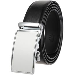 Belts FANGE Mens Leather Reversible For Men Luxury Designer Brand Genuine High Quality Belt Jeans Strap FG364