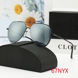 Top quality Polarised Sunglass Glass lens classical pilot Metal brand sunglasses men women Holiday fashion