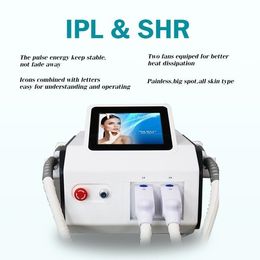 Permanently 2 Handles IPL Permanent Laser Hair Removal Skin Rejuvenation Beauty Salon Use for Promotion