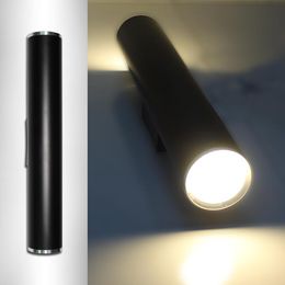 Modern UP And Down LED Wall Light Home Lighting Sconce Fixture Black White Lamp Lamps