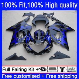 Motorcycle Bodywork For SUZUKI Blue flames GSXR 1000CC 1000 CC 2000 2001 2002 Body 24No.88 GSXR-1000 GSX-R1000 00-02 GSXR1000 K2 00 01 02 OEM Injection Mould Fairing