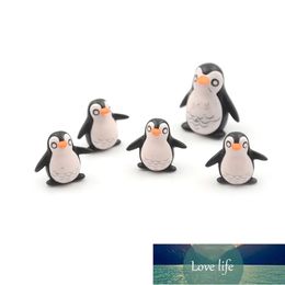 5pcs/lot Mini Winter Penguin Miniature Figures For Fairy Garden Gnomes Moss Terrariums Decoration Factory price expert design Quality Latest Style Original Status