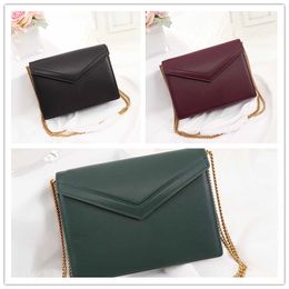 High quality ladies messenger leather handbag evening bag in original box 232750 22-16.5-5.5
