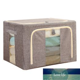 Japanese Style Cloth Storage Box Household Dampproof Sorting Bag Quilt Toy Organizer Bag Folding Wardrobe Closet Storage Boxes Factory price expert design Quality