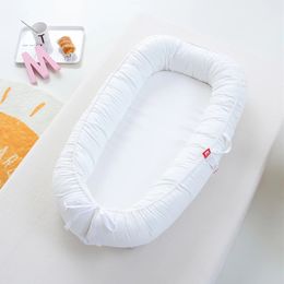 85X50cm Portable Baby Lounger Cotton Baby Nest for Girls Boys Newborn Nursing Crib Co Sleeper