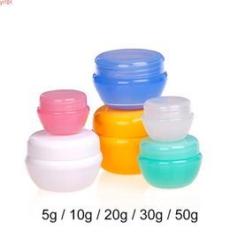 5g 10g 20g 30g Plastic Mushroom Jar mini Green Blue Yellow Pink White Cosmetic Lotion Packing Bottle Empty Eye Cream Containergood qty