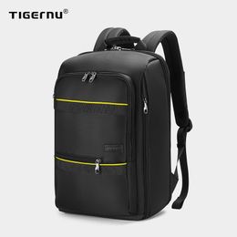 Backpack Fashion Men Tigernu RFID Anti Theft 15.6 Inch Computer Large Capacity Back pack Male Business Water Repellent Mochilas