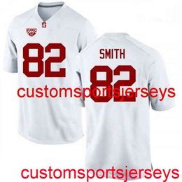 Stitched 2020 Men's Women Youth 82 Kaden Smith Stanford Cardinal White NCAA Football Jersey Custom any name number XS-5XL 6XL