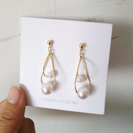 Korean Pendant Style Temperament Simulated Pearls Clip Earrings No Hole Fashion Small Layered Pearl Ear Simple Girl Ear Clips