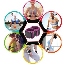 Ankle Support 0.6kg/pair Adjustable Wrist Weights Iron Sand Bag Straps With Neoprene Padding For Exercise Fitness Runni C3m1