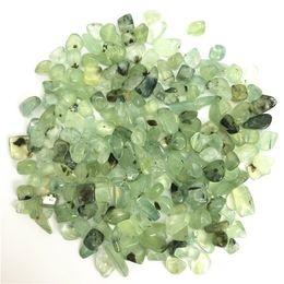 100g 5-7mm Natural Prehnite Green Grape Gravel Stone Gift Tumbled Home Decora Fish Tank Gemstone
