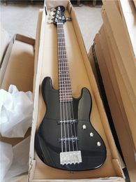 Ready In stock 5 Strings Electric Bass Guitar with Rosewood Fingerboard,2 Pickups,Can be customized