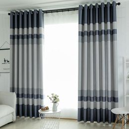 Curtain & Drapes Modern Blackout Curtains For Living Room Window Bedroom Fabrics Ready Made Finished Thick