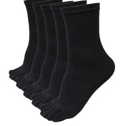 Men's Socks 5Pairs Men Sports Running Five Finger Toe Elastic Short Soft Breathable Summer Winter For Male