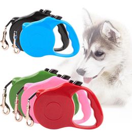 Dog Collars & Leashes 6 Colors 3M/4M Leash Pet Traction Rope Puppy Tractor Portable Automatic Belt Walker Supplies