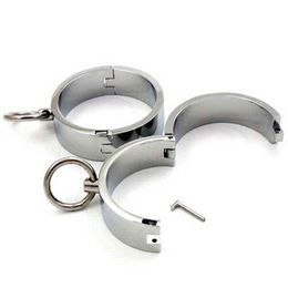 Nxy Sm Bondage Metals Single Wrist Cuffs Handcuffs Retirement Fetish Slave Bdsm Adult Sex Shop for Couples Products 1216