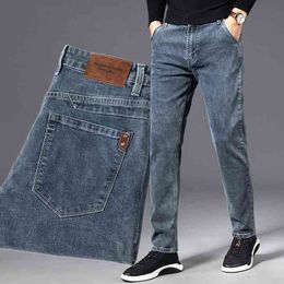 ICPANS Autumn Summer Denim Jeans Men Straight Stretch Regular Jeans for Man Black Classic Vintage Mens Pant Big Size 29-38 40 210622