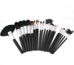 Makeup Brushes 24 piece Brush Sets Goat Hair Leather Pouch Beauty Tool Coloris Professional Cosmetics Make Up Kit Q240507
