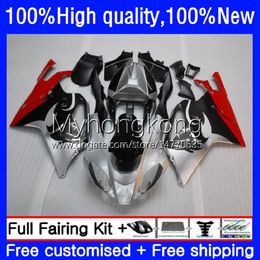 Bodywork For Aprilia RV60 RSV 1000 R 1000R RSV1000R Mille 03-06 Body 9No.117 RSV1000RR 2003 2004 2005 2006 RSV1000 Silver blk red RSV-1000 R RR 03 04 05 06 MOTO Fairing Kit