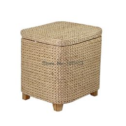 Clothing & Wardrobe Storage Rattan Stool Can Sit On The Pier Sofa Household Low Shoe Solid Wood Door Replacemen
