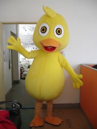 Mascot Costumes Yellow Duck Mascot Costume Cartoon Apparel Cosplay Custom Adult Duck Mascot Dress Amusement Park Outfit