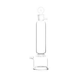 Lab Supplies 250ml 500ml Glass Drying Tower With Ground Stopper For Gas Research