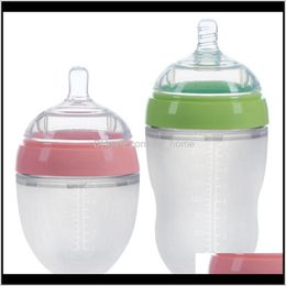 4 Styles Born Wide Calibre Antiflatulence Sile With Handle Supplies Kids Milk Food Feeding Tools Ptsti Bottles Kcpei