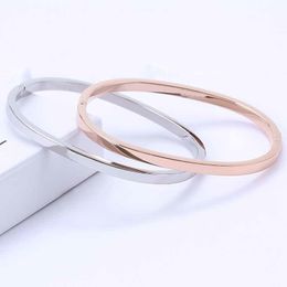 Classic luxury designer Jewellery Snap Bangle Bracelet women and mens bracelets stainless steel 18k love bracelet bangle