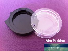 Packing Bottles 100pcs/lot 2G Round Empty Cosmetic Blusher Compacts, DIY Plastic Eyeshadow Powder Container, Nail Art Decorations Storage Box