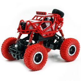 2.4G Creative Trick Suspension Drift Off-road Ruggedness Remote Control Car Charging Electric Toy Car Model Boy-green/red