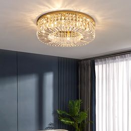 LED Ceiling Lights living room chandelier Modern Crystal Lighting Gold Lamp Decor Suspension Lumina 110V 220V