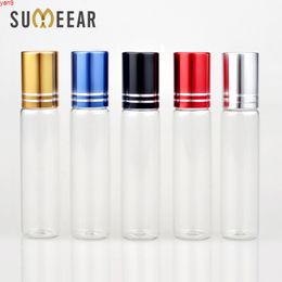 Wholesale 10ml Essential Oil Bottle Glass Roll on Perfume For Oils Empty Cosmetic Case With Steel Beads Rollorhigh qty