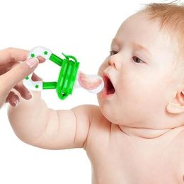 Kids Ring Nipple Pacifier Fresh Food Fruit Vegetable Nibbler Feeder Feeding Tool Safe Baby Supplies
