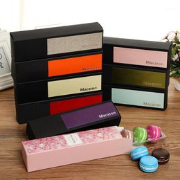 Gift Wrap 30Pieces Creative Macaron Packaging Boxes Cookie With Plastic Inner Containers Wedding Birthday Party Cases