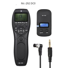 MC-292 DC0/DC2/N3/S2/E3 2.4G Camera Remotes & Shutter Releases Wireless Remote Control LCD Timer Release Channels for Canon/Sony/Nikon/Fujifilm etc