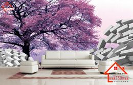 2021 Custom landscape wallpaper for walls coffee shops living room hd 3d stereoscopic wall photo murals