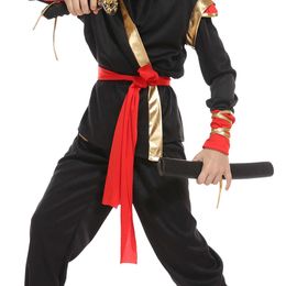 Ninja for children boys Costumes Cosplay Costume Martial Arts For Kids Fancy Party Decorations Supplies Uniforms Y0913