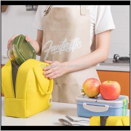 Storage Bags Portable Candy Colour Picnic Insulated Tote Bag Refrigerator Lunch Box Hand Carry Student Office Worker Ysdfl Axs0N