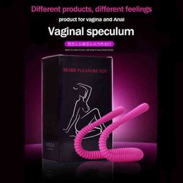 NXY Expansion Device Silicone Expansion Device Vagina G-spot Labia Spreader Pussy Dilator Exposes Clitoris Sex Toys Woman Adult Products 1207