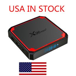 Ship from usa X96 MINI PLUS TV Box Android 9.0 Amlogic S905W4 2GB 16GB 2.4G 5G WiFi 4K Set Top