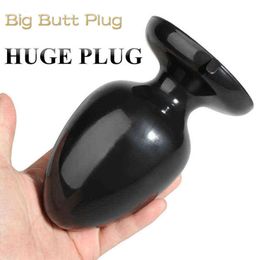 NXY Anal toys Adult Large Sex Toys Huge Size Butt Plugs Prostate Massage For Men Female Expansion Stimulator Big Beads 1125