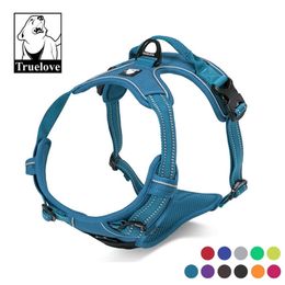Truelove Reflective Pet Puppy Large Dog Harness for Small Dogs No Pull Vest Strap Pitbull Pug Beagle bull terrier 211022