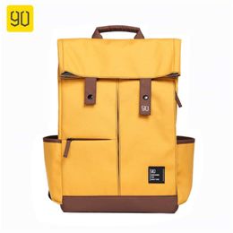 90FUN College Laptop Casual Backpack Large Capacity Ipx4 Waterproof Knapsack Unisex Fashion 14/15.6 Inch Computer School Bag 210929