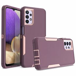 Phone Cases For Samsung A22 A02S A52 A32 A12 5G 2 In 1 Design Shock Absorption Protection Magnetic Suction Cover