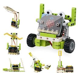 Microbit Children Programming Electronic Building Blocks 6 in 1 Kit RC Smart Robot - With Host