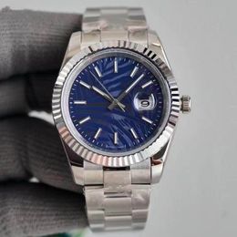 Alta Qualidade Ouro 36mm Moda Mens Womens Watch Data Sapphire Mecânica Automática Relógios Relógios Aço Inoxidável Pulseira de Aço Sports WristWatch Senhoras Vestido Bolsa